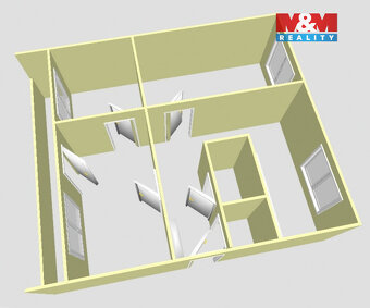 Prodej bytu 3+kk, 60 m², Broumov, ul. Dukelská - 18