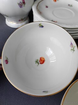 Nádherný porcelánový čajový set Bohemia Porcelán Bianca - 18