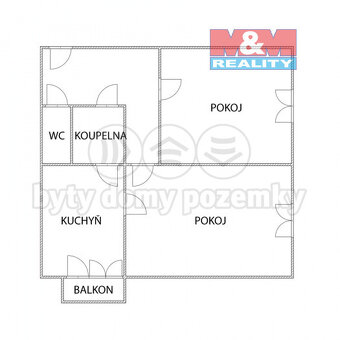 Prodej bytu 2+1, 42 m², Ostrava, ul. Aleše Hrdličky - 18