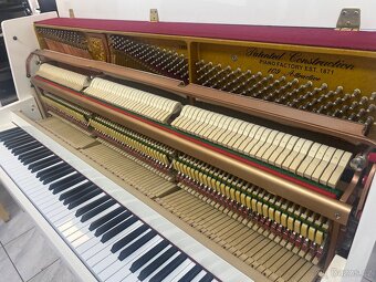 Bílé pianino Reiger Kloss se zárukou 5 let, doprava zdarma. - 18