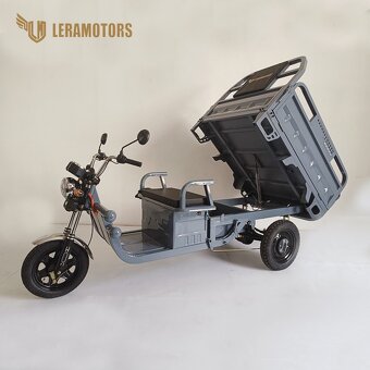 Pracovní elektro tříkolka, Leramotors, 1000W, šedá - 18
