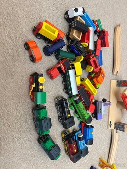 Sety dřevěné - vláčkodráhy/koleje mašinky - 18