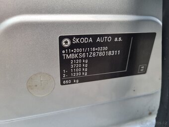 Škoda Octavia, 1.9 TDi 77kw, 4x4, NOVÁ STK, - 18