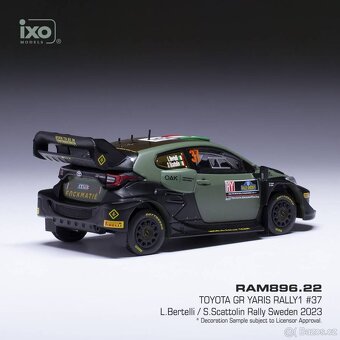 Modely Toyota GR Yaris Rally1 1:43 IXO - 18
