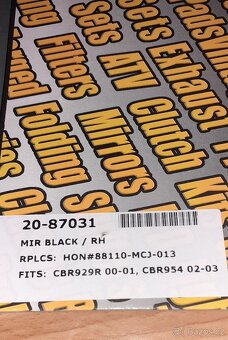 Páčky, zrcátka (Honda,Suzuki,Kawasaki,Yamaha). NOVÉ - 18