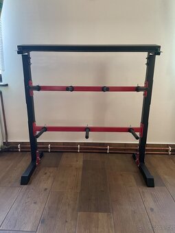 Posilovací set,lavice,bench press,stojan,činky,osa,závaží - 18