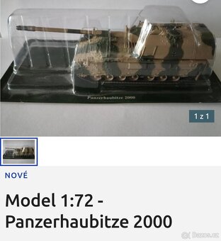Modely tanků a jiné vojenské techniky 1/72 - 18