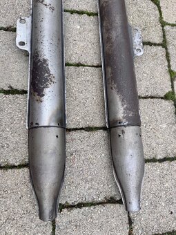 Jawa ČZ malá kývačka i půlbuben - výfuky - 18