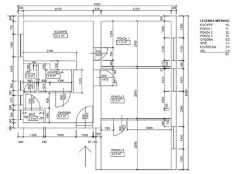 Pronájem bytu 3+1, 61 m², ul. Bratrská, Přerov, 1 - 18