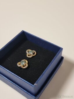 Naušnice s diamantem ( moissanit ) - 18