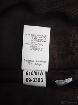 Enzo Lorenzo pánská úpletová vesta vel. L/XL vlna nová - 18