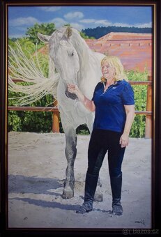 Ručně malované obrazy-kopie-portréty-myslivost atd. - 18