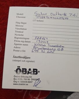 Subaru Outback 2.5 - 18