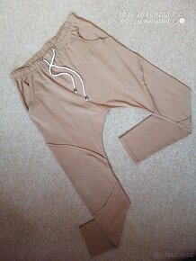 Harémky - nasrávačky - baggy sv. hnědé - 18