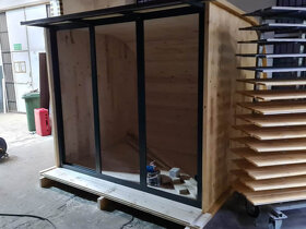 Venkovní finská sauna. - 18
