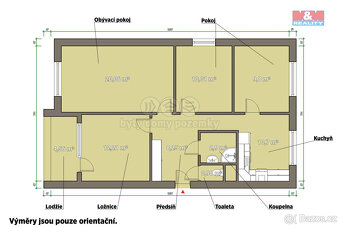 Pronájem bytu 4+1, 80 m², Plzeň, ul. Sokolovská - 18
