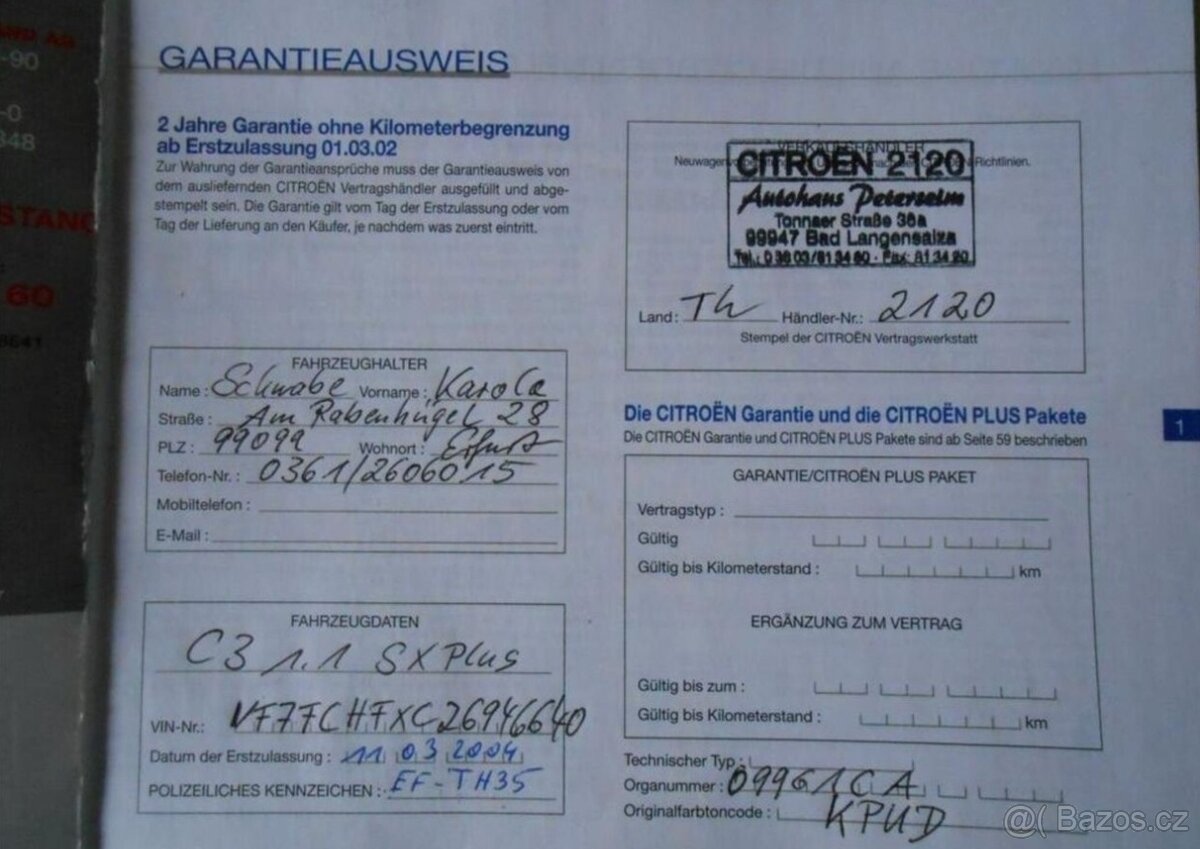 Citroën C3 1,1 44 kW KLIMA Serviska benzín - 19