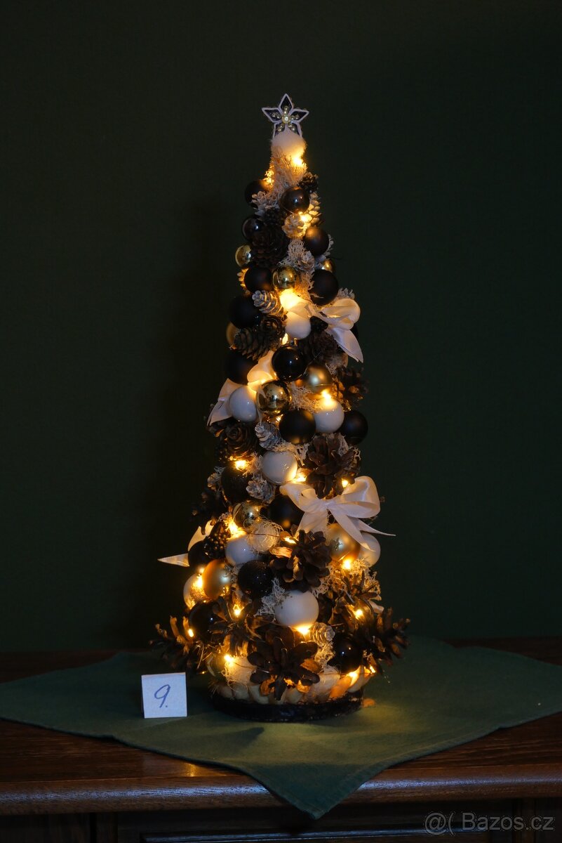 Vánoční stomeček 42cm světelný - 19