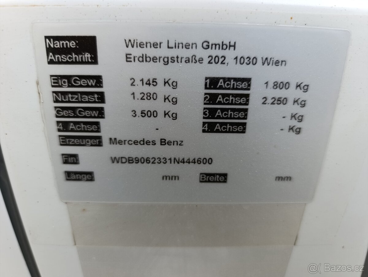 Mercedes Sprinter Valnik 313cdi 150tkm - 19