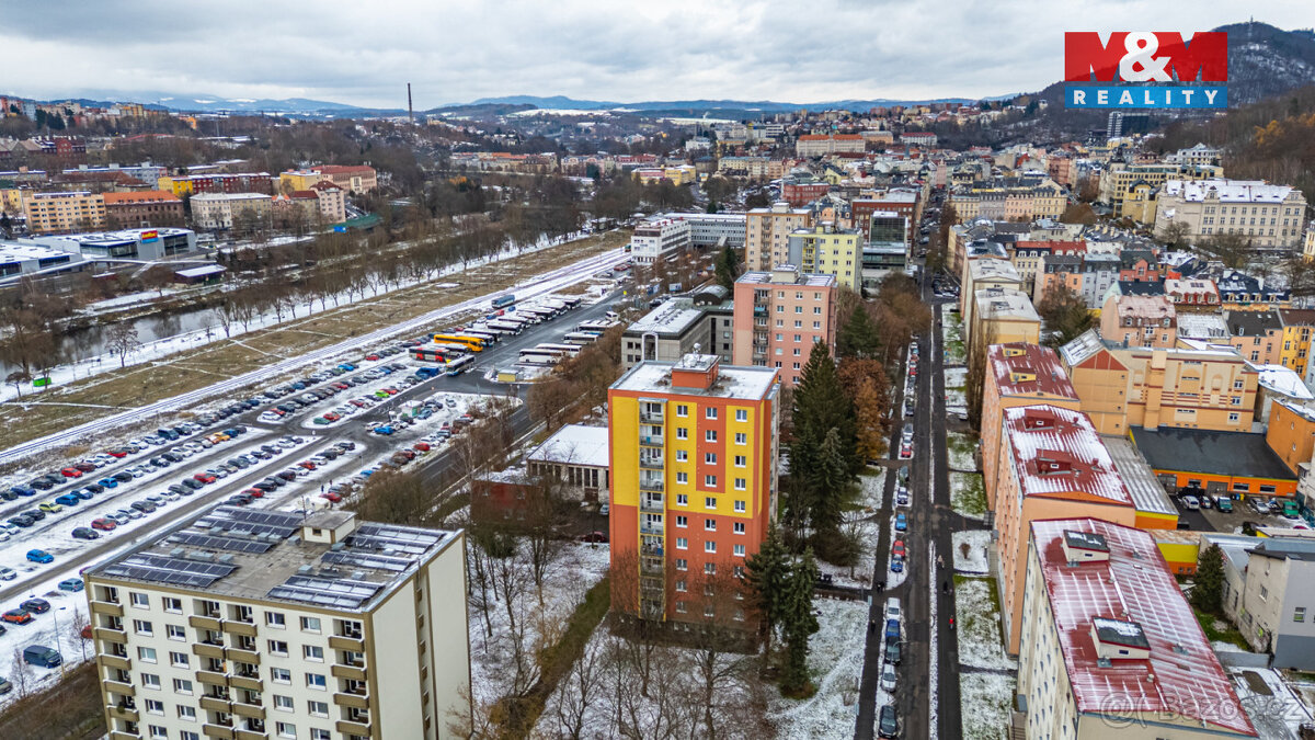 Pronájem bytu 3+1, 45 m², Karlovy Vary, ul. Krymská - 19
