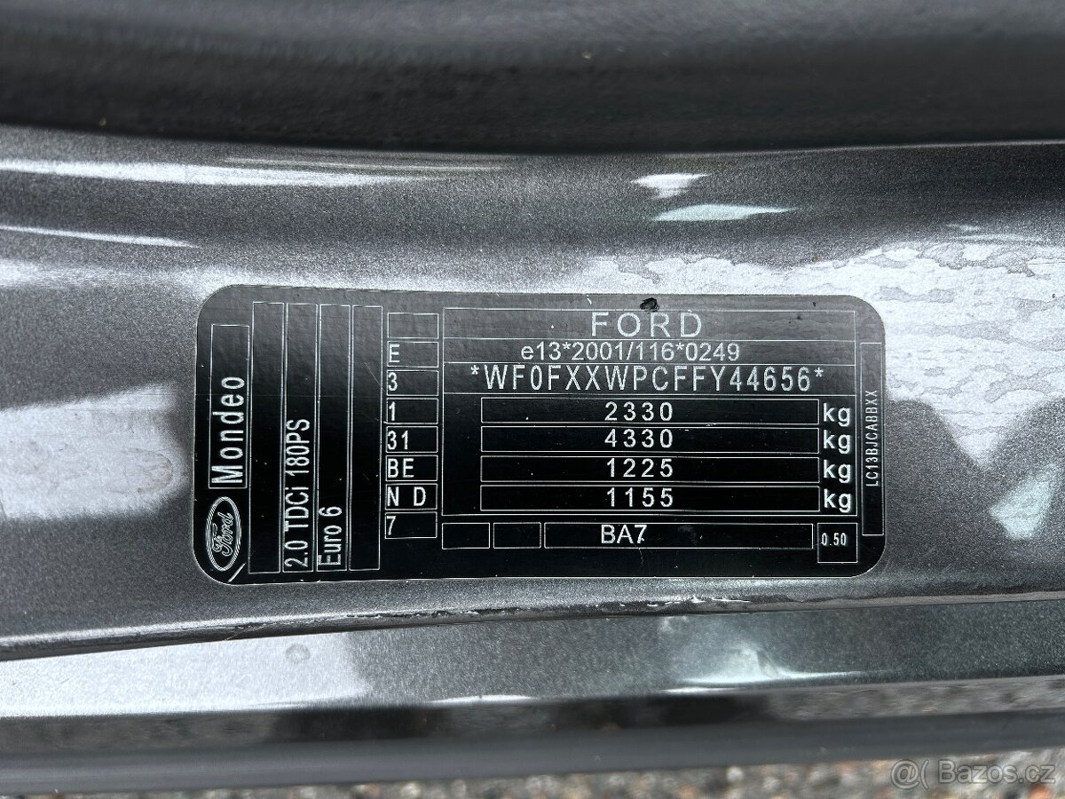 Ford Mondeo 2,0 TDCi, 132 kW, kombi - 19