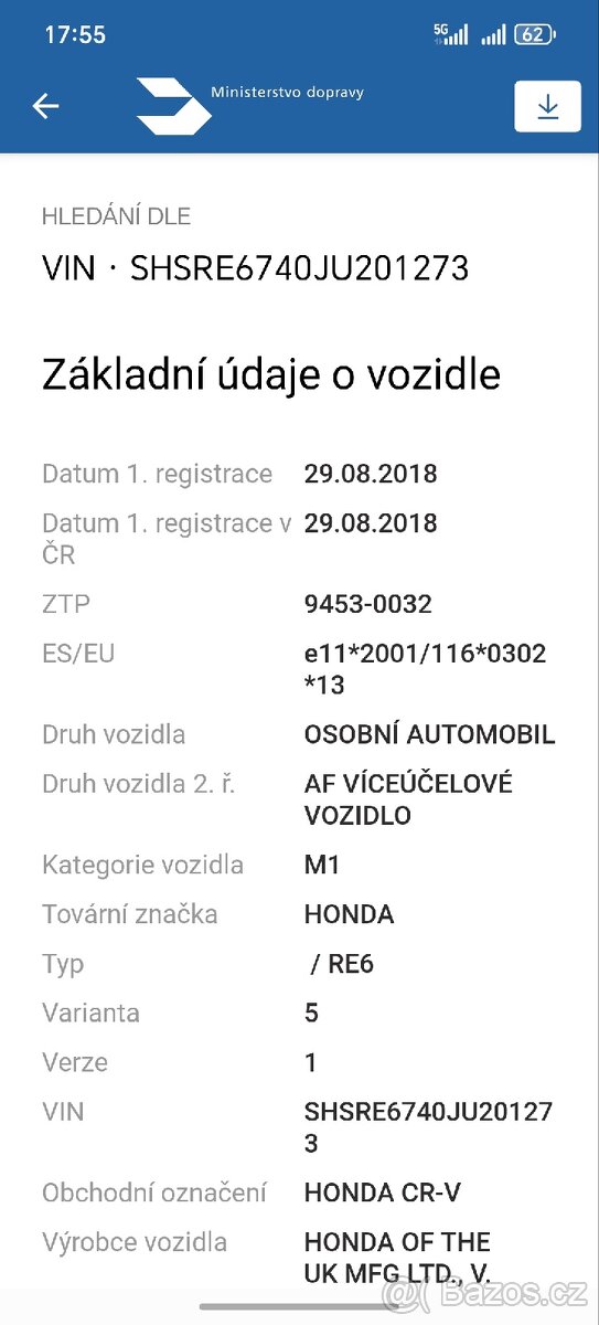 Honda CR-V, 1.6, 88 kW - 19