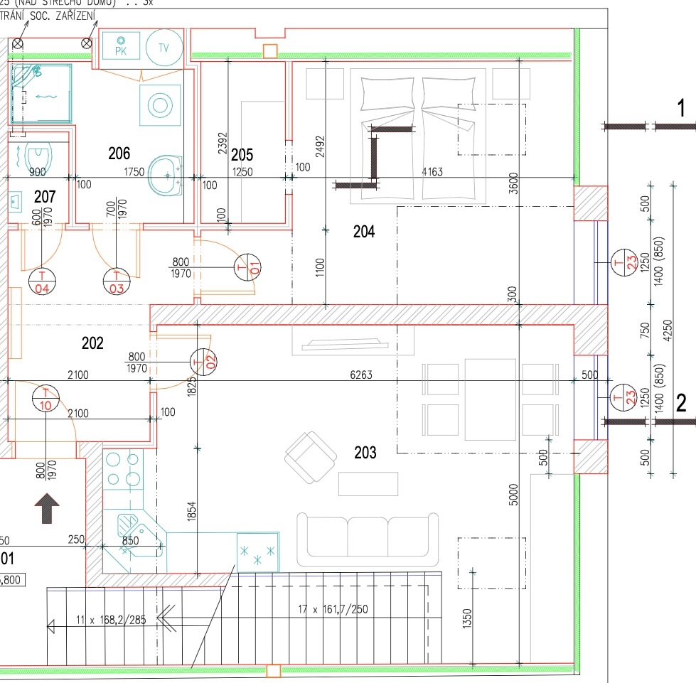 Krásný mezonetový byt 3+kk v centru Lanškrouna - 19