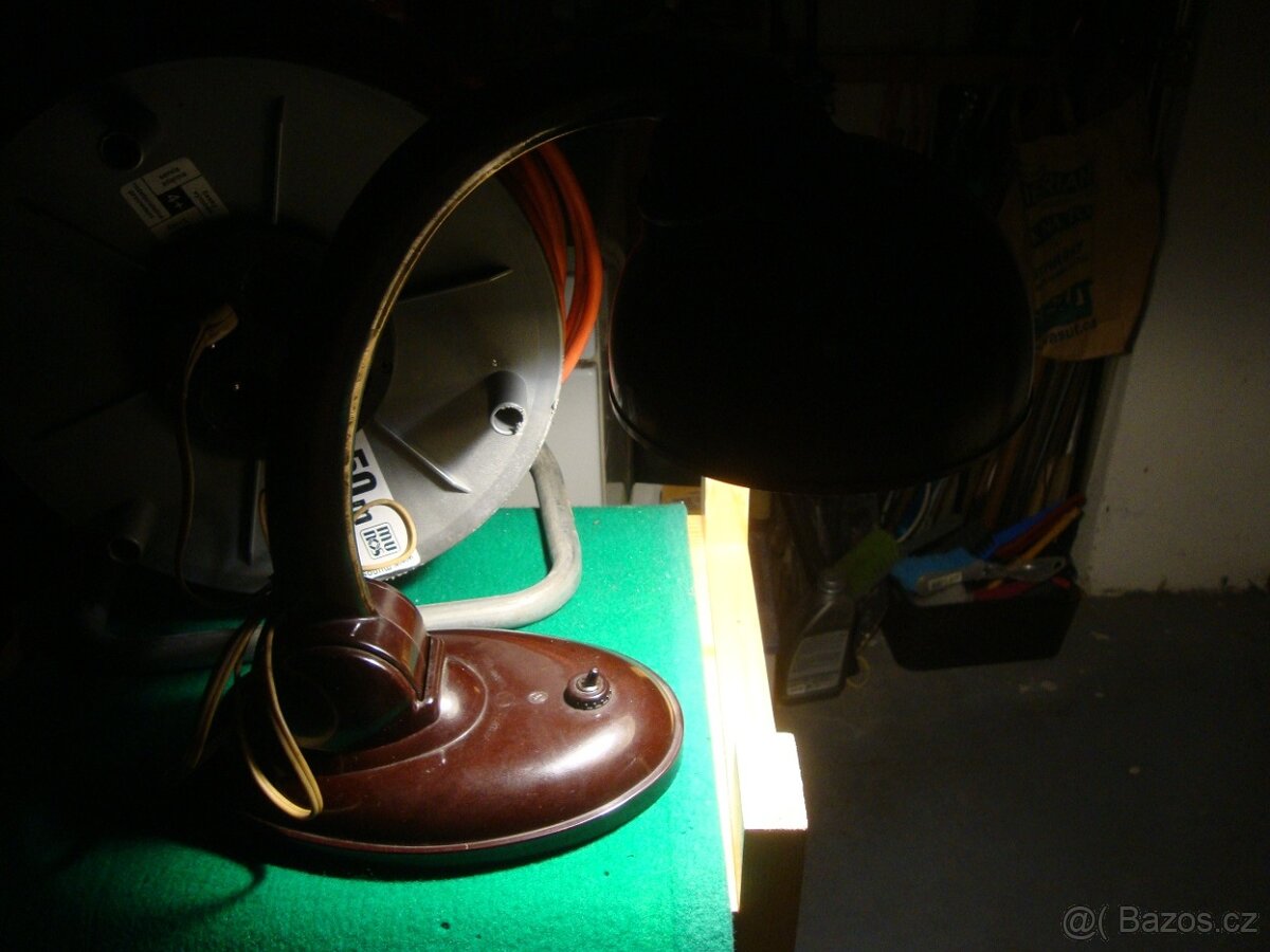 Retro starožitná lampa lampička bakelitová TYP 11126 pěkná - 19
