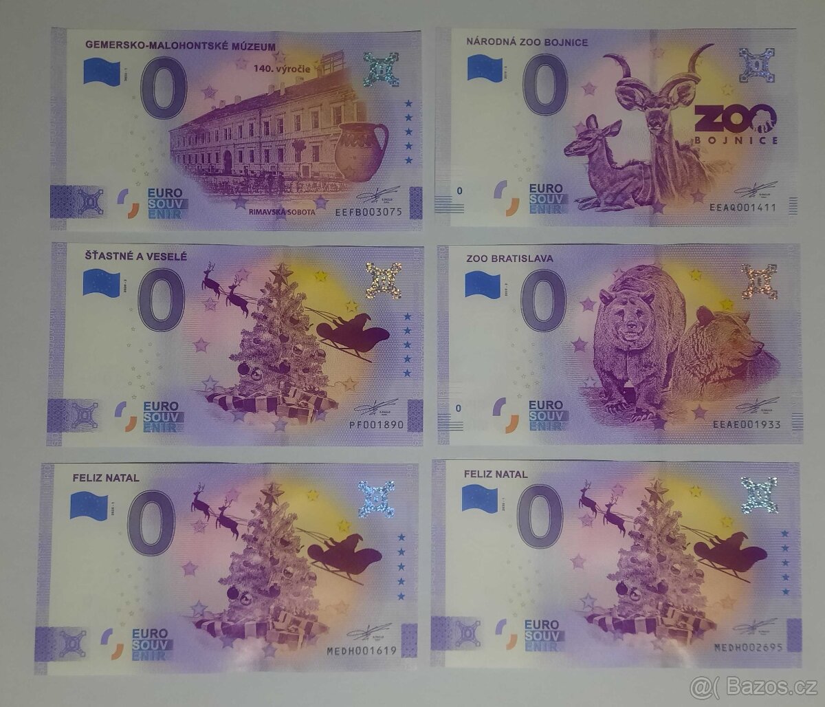 0€ / 0 euro suvenírová bankovka 2018 - 2025 - 19