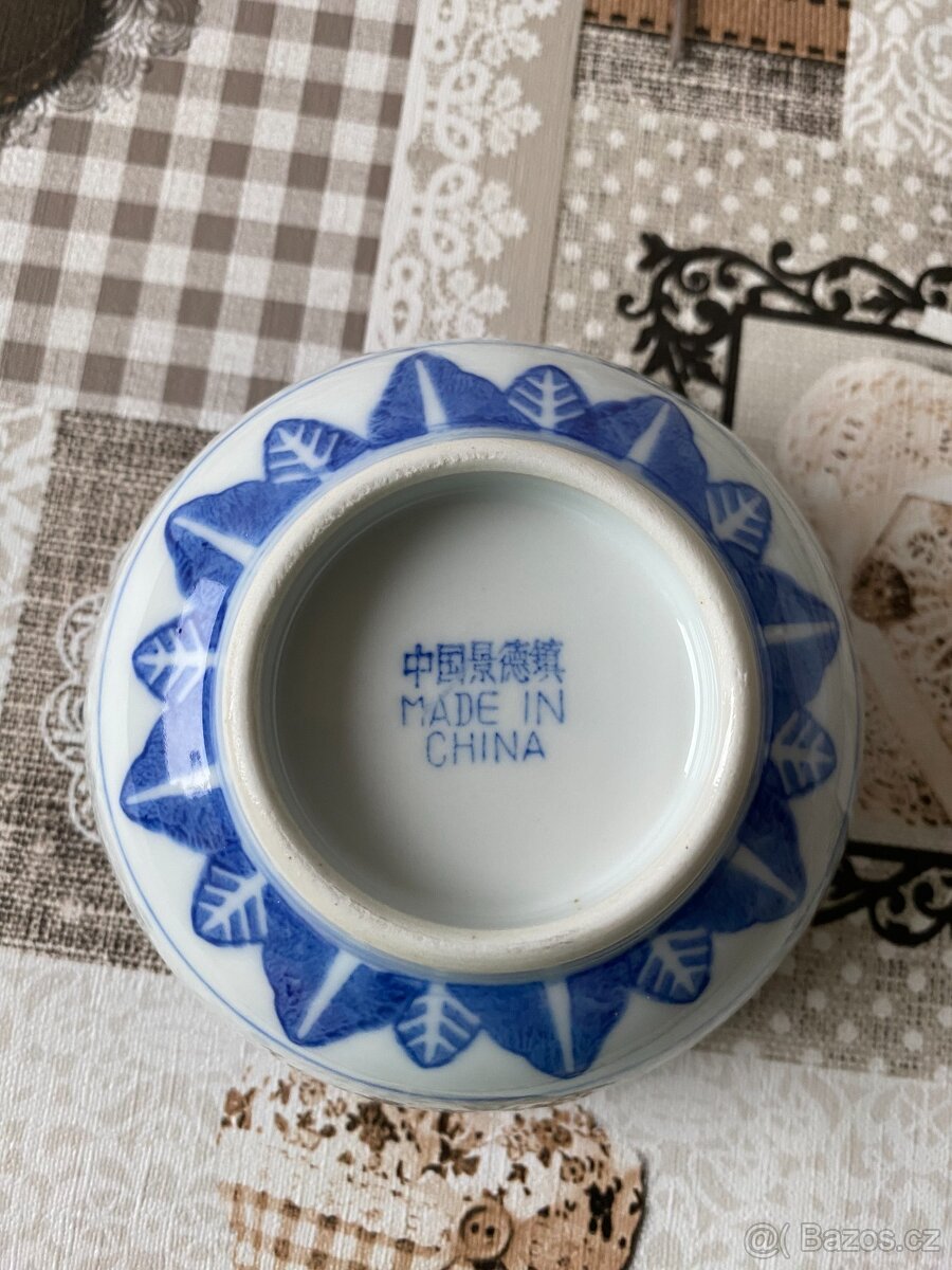 Nová retro souprava z čínského porcelánu I - rýžové zrno - 19