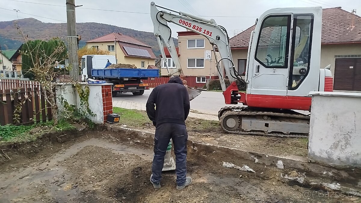 Zemní práce Olomouc a okolí – bagr, minibagr, výkopy, dumper - 19
