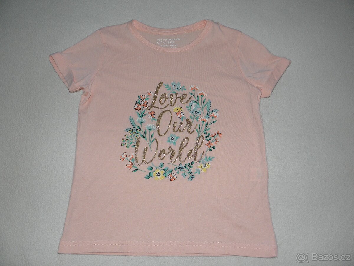 dívčí trička vel.134/140 - různé značky - 19