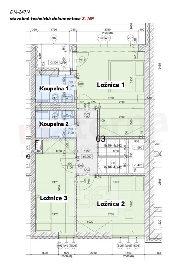 Pronájem mezonetového bytu 4+kk s předzahrádkou a garáží – P - 19