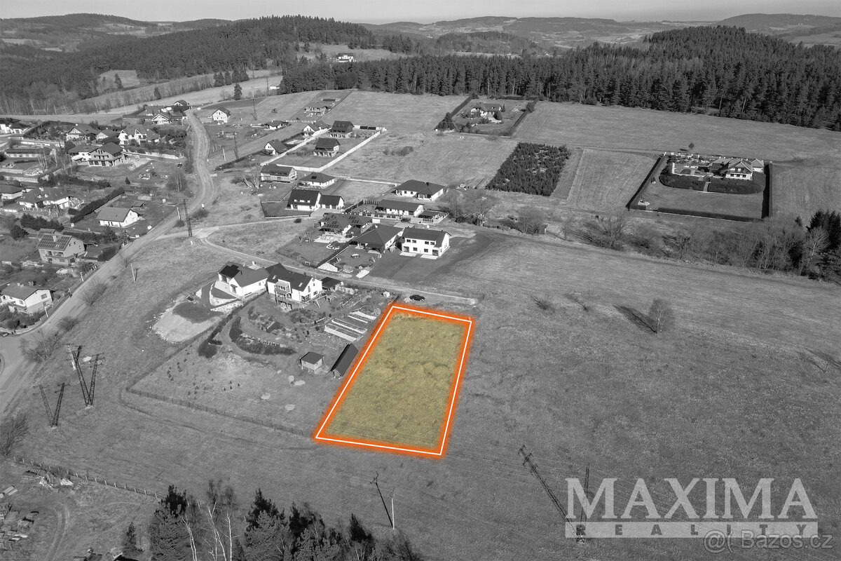 Pozemek o ploše 1287 m2 - Vimperk, - 19