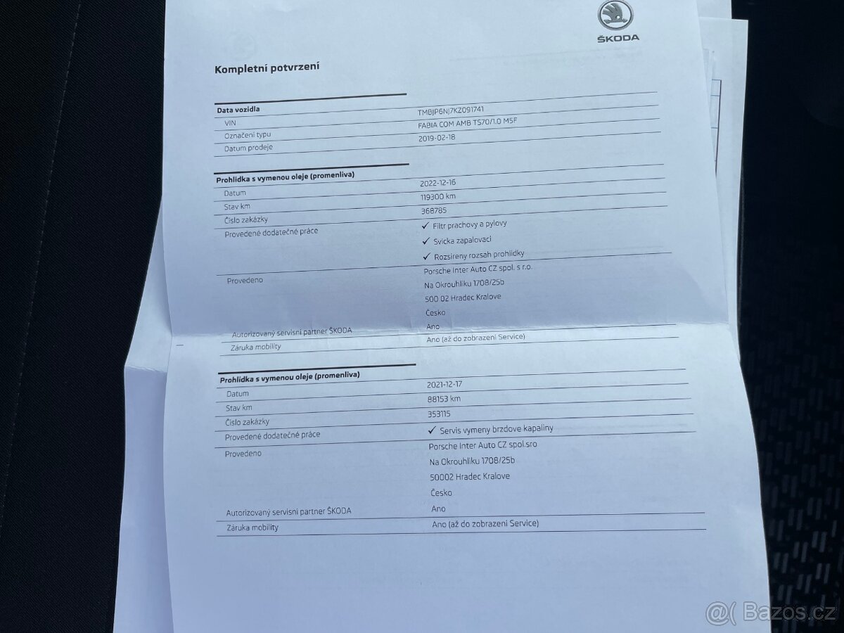 Škoda Fabia 1,0 TSi Serviska, DPH, Senzory - 19
