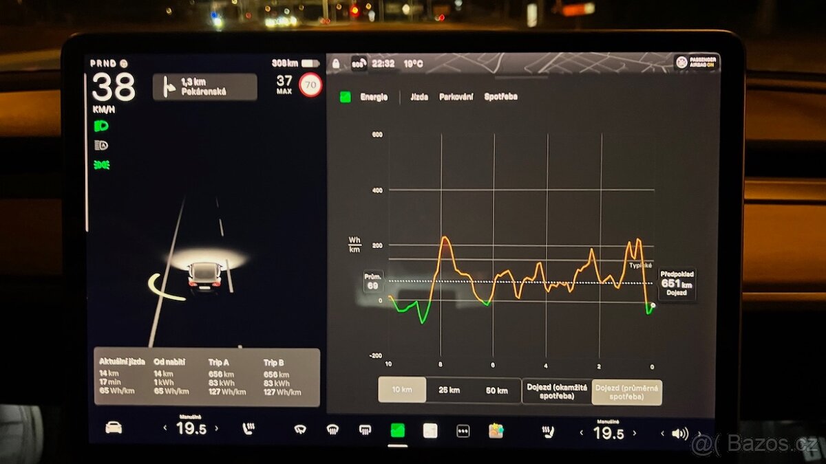 Tesla 3 LongRange 75Kwh Záruka Autopilot 19”ALU Performance - 19
