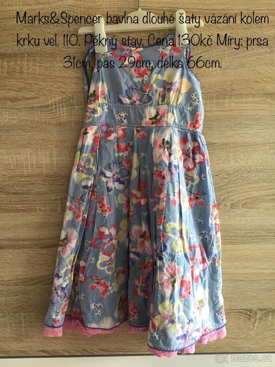 Dívčí šaty a sukně vel. 110 - 19