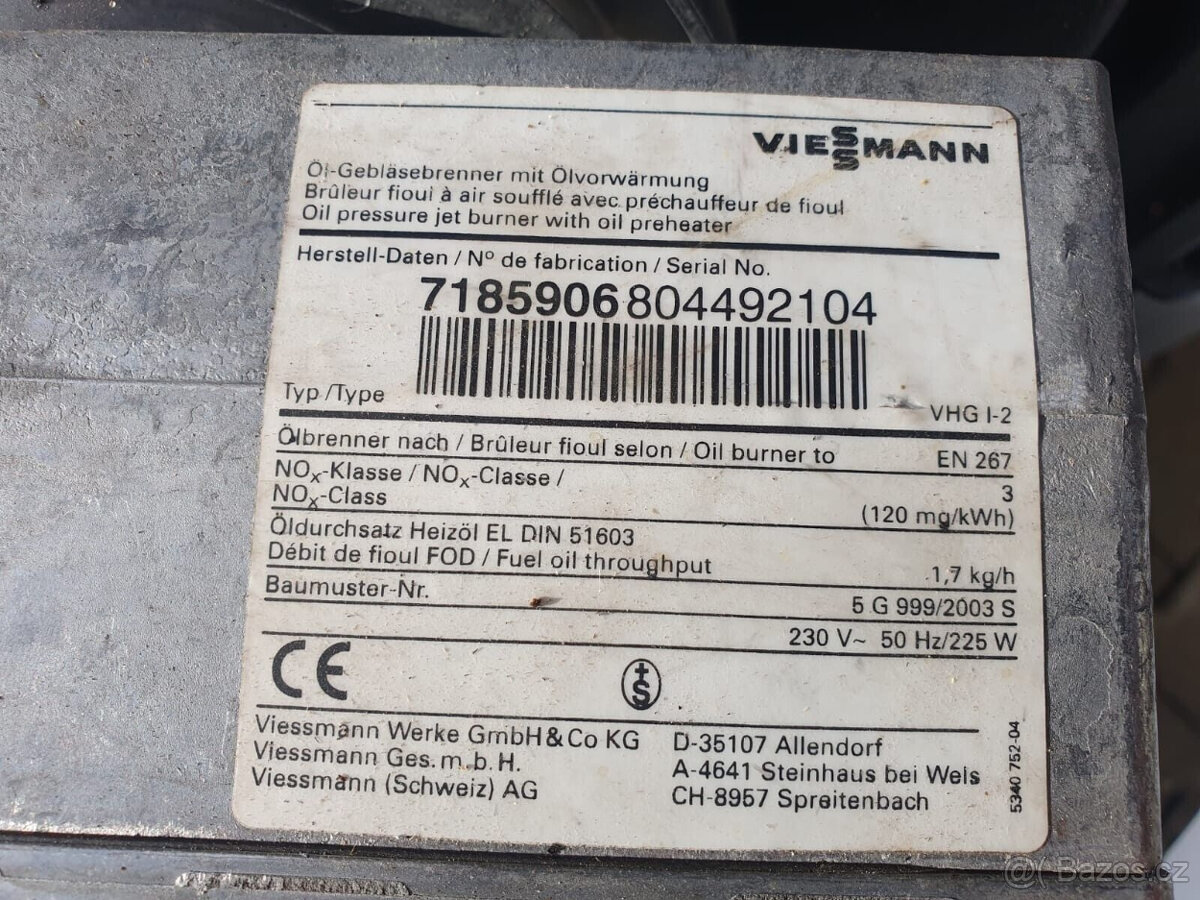 Viessmann Vitoladens 300-T VW3B olejový kondenzační kotel 19 - 19