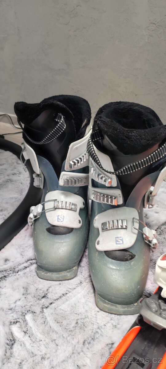 Lyže Blizzard 130, hůlky Blizzard 110, Boty Salamon - 19