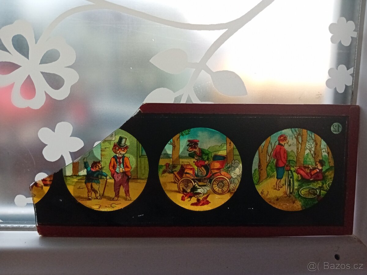 Sklíčka do magické lucerny staré (historické) - 19