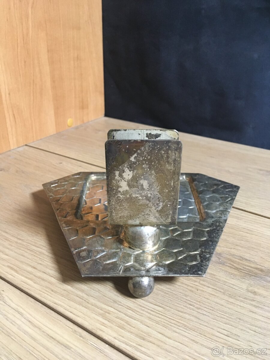 Broušená skleněná dóza malá 2x - 19