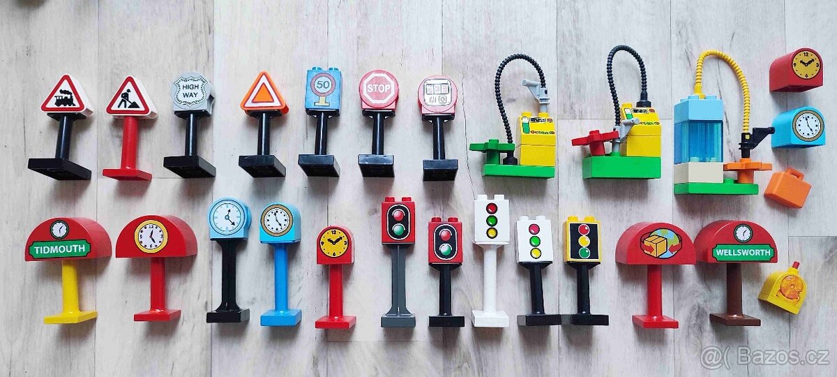 DUPLO auta,náklaďáky,hasiči,policie, figurky,zvířata,doplňky - 19