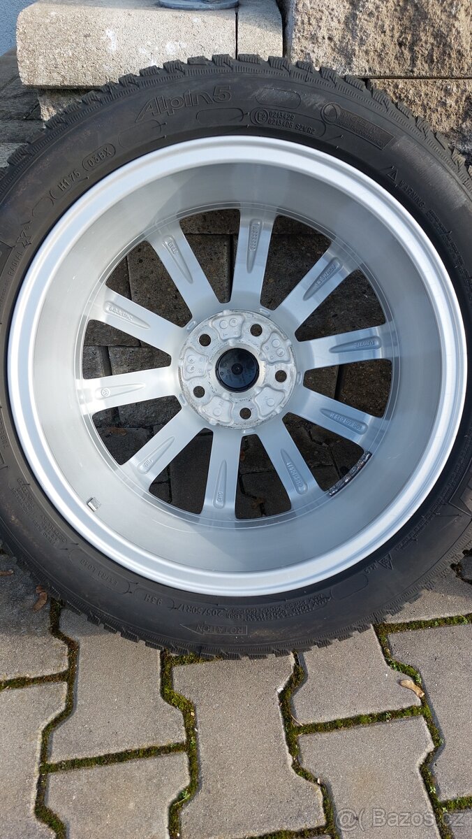 Alu kola 5x112 r17 Dijon orig. Vw Golf VII - zimní pneu - 19