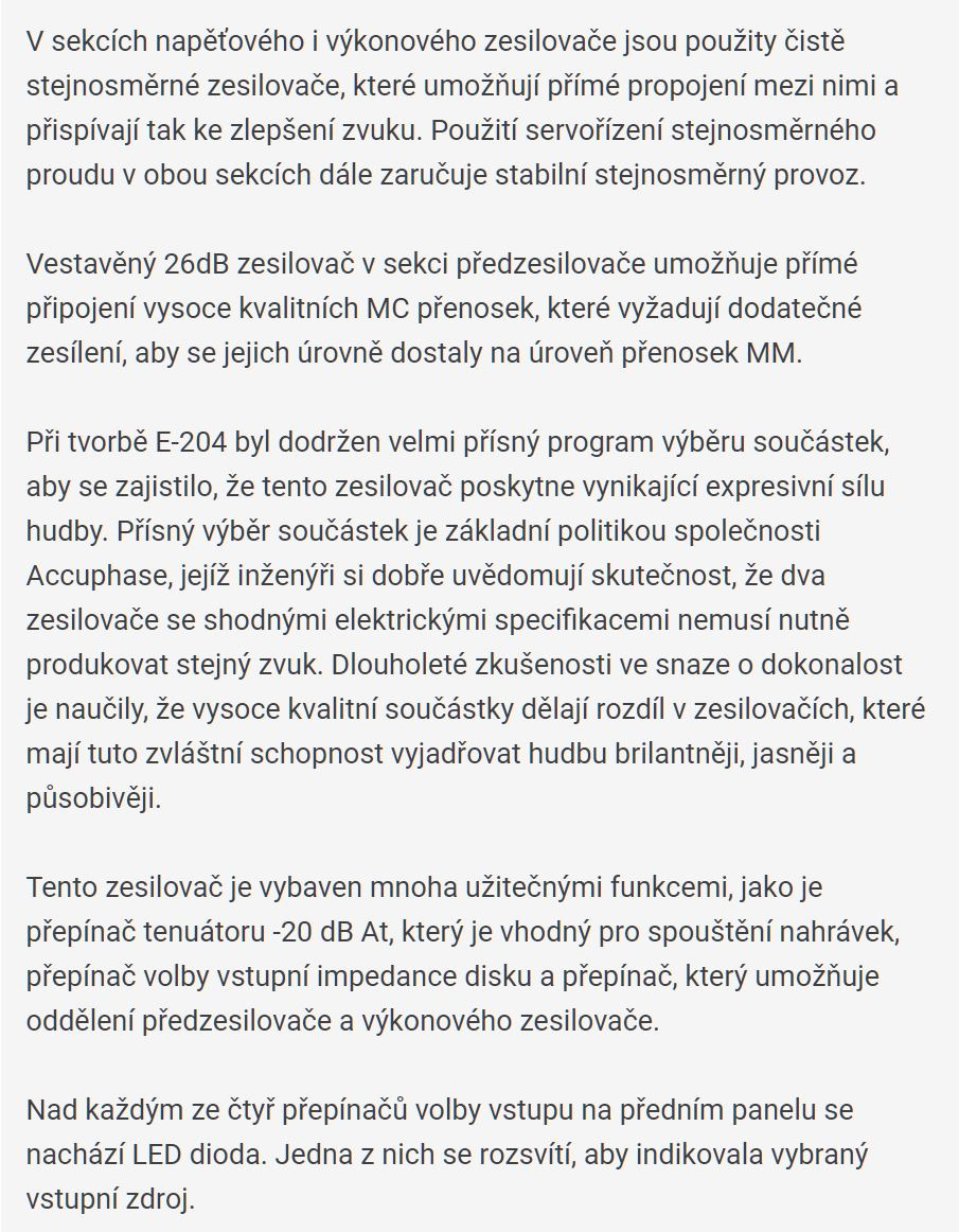 ACCUPHASE E-204 Stereo Integrated Amplifier/HI-END - 19