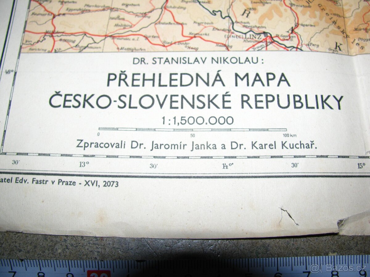 STARÉ MAPY česko sbírka - 19