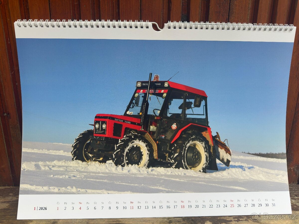 Kalendáře s traktory Zetor na rok 2026 - 19