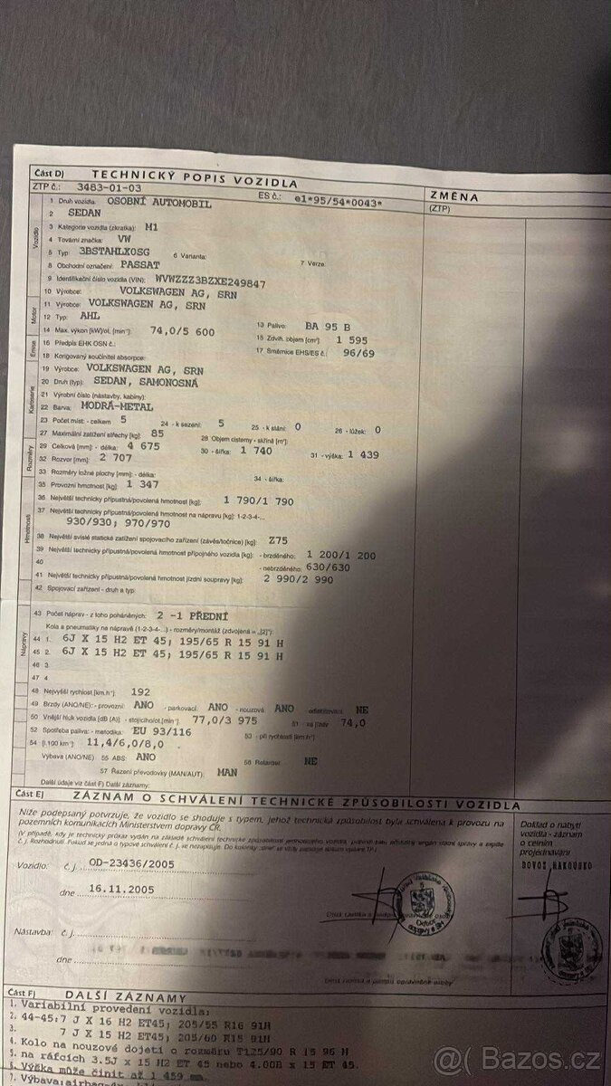 Prodám VW Passat 1.6 - 19