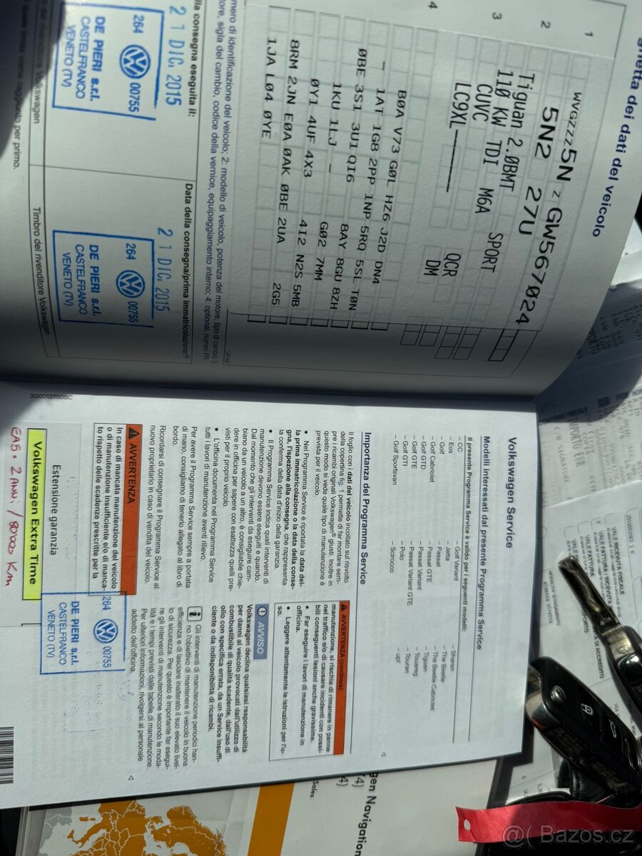 ►VW TIGUAN 2,0 TDI SPORT 4x4 - 110 KW, PARK. SENZORY, NAVI ◄ - 19