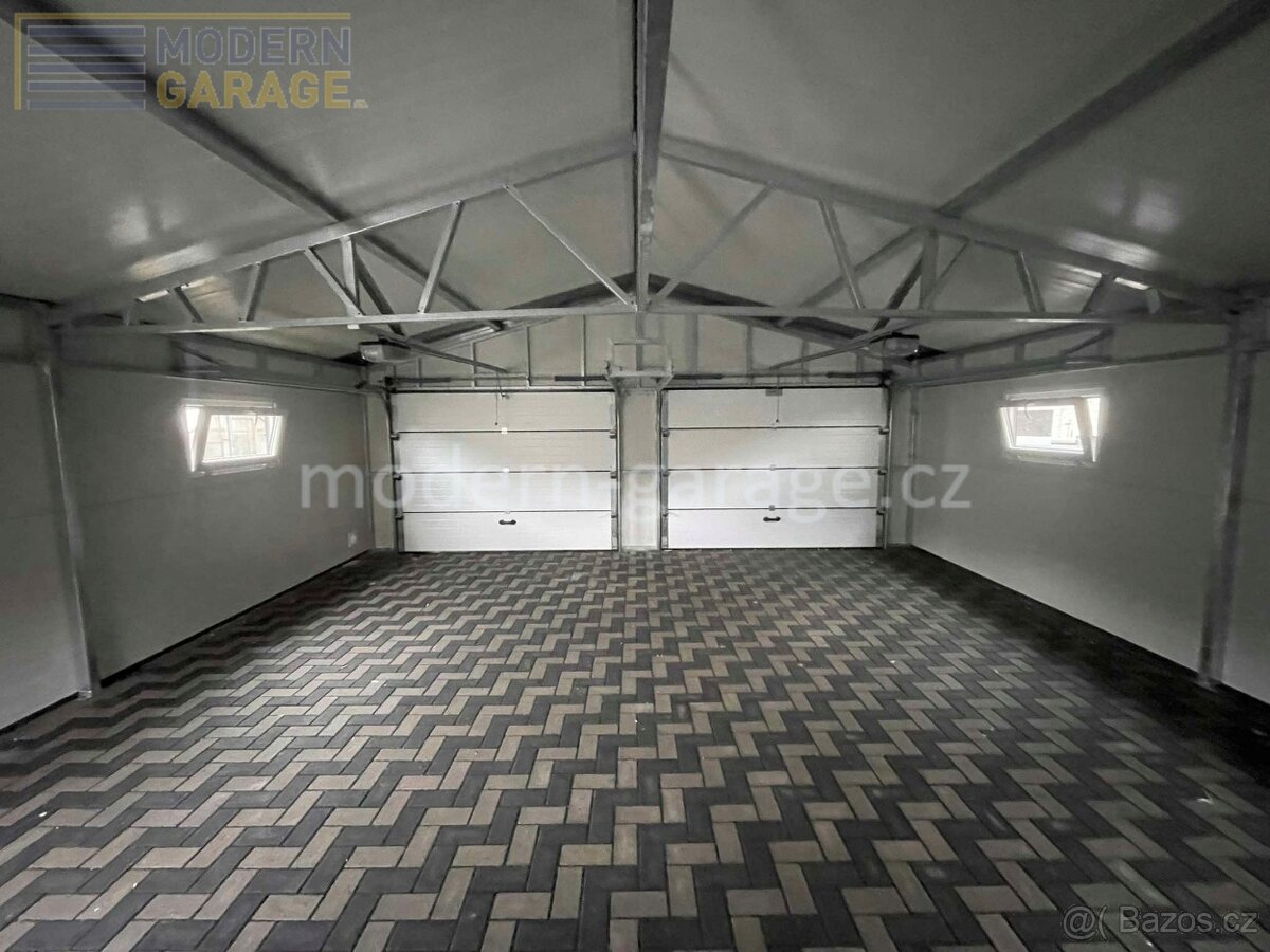 Zateplené montované garáže PIR 4x6/6x6m celá ČR - 19
