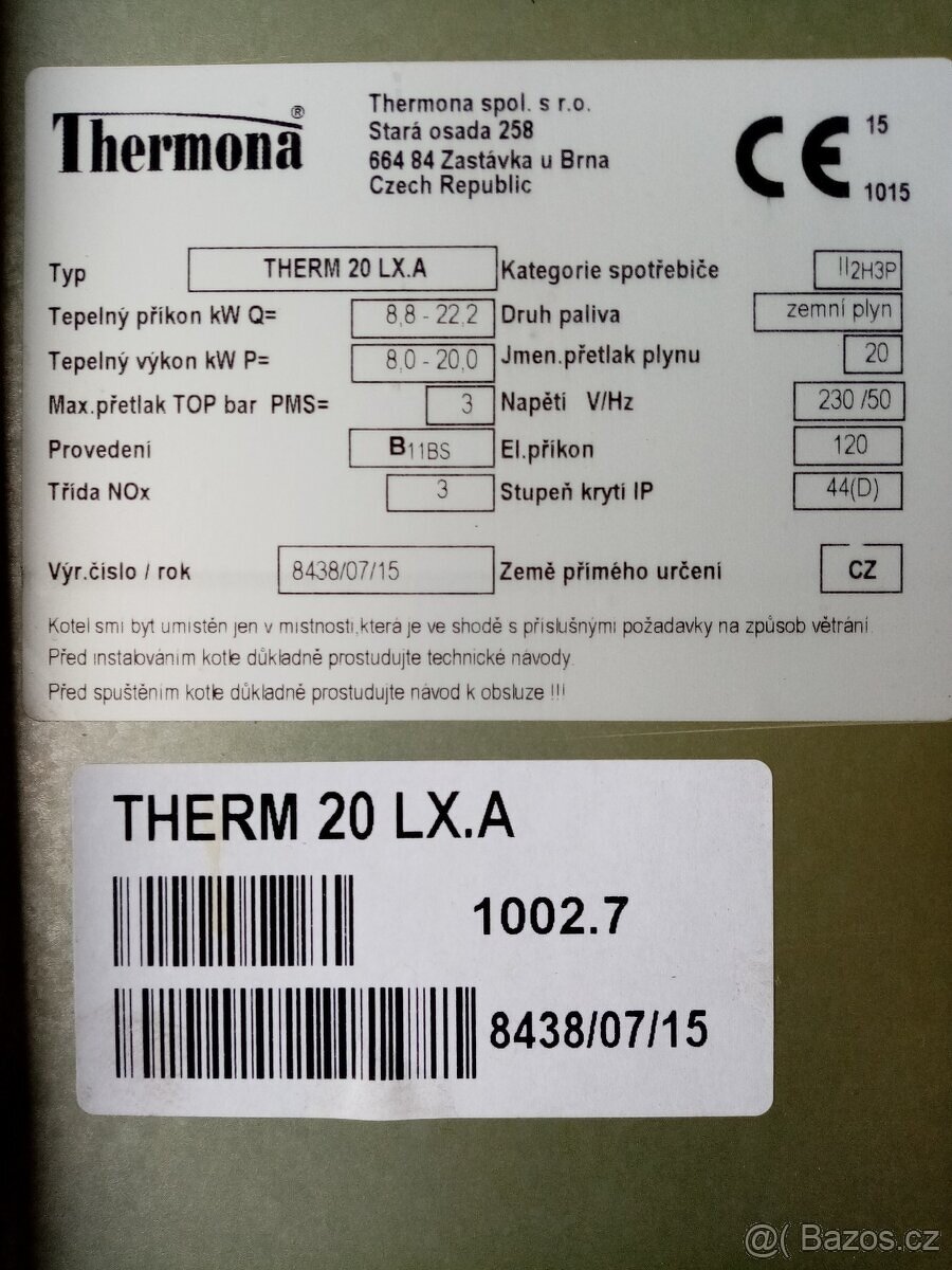 Thermona THERM 20 TCX.A, Thermona THERM 20 LX.A - 19